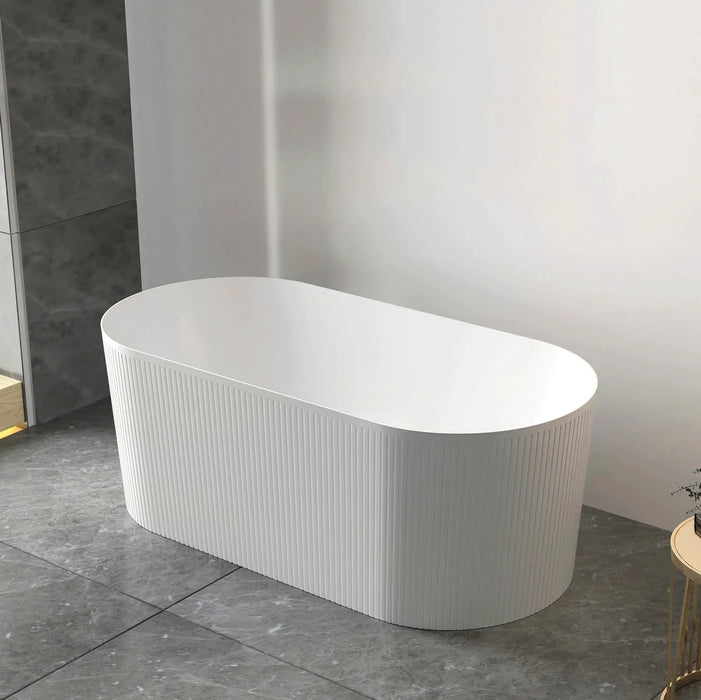 Otti Noosa 1500mm Gloss White Freestanding Bath - Ideal Bathroom CentreANBT-1500