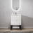 Otti Noosa 600mm Vanity Matte White - Ideal Bathroom CentreNS600W3Freestaning on Boston LegsCeramic Top