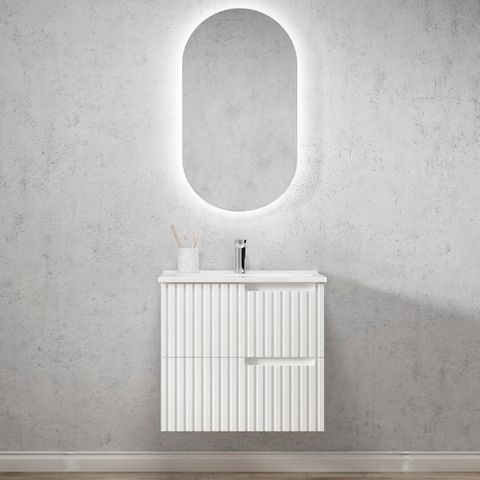 Otti Noosa Oval 450x900mm LED Mirror - Ideal Bathroom CentreLED-OV9045
