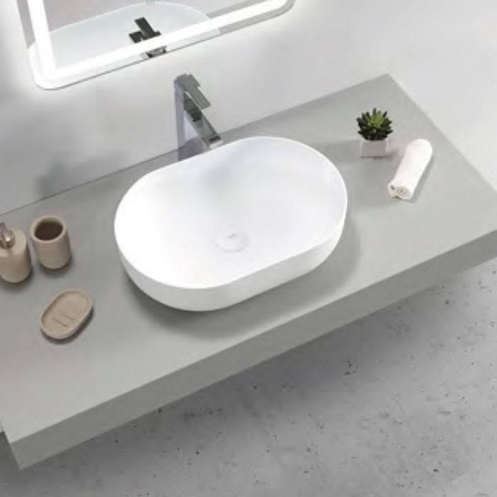Otti Portofino Solid Surface Basin - Ideal Bathroom CentreSSB5035