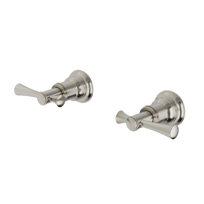 Phoenix Cromford Wall Top Assemblies 15mm Extended Spindles - Ideal Bathroom Centre134-0670-40Brushed Nickel