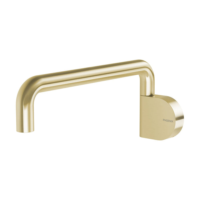 Phoenix Designer Swivel Bath Outlet 230mm Round - Ideal Bathroom Centre121-0880-12Brushed Gold