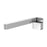 Phoenix Designer Swivel Bath Outlet 230mm Squareline - Ideal Bathroom Centre121-0881-00Chrome