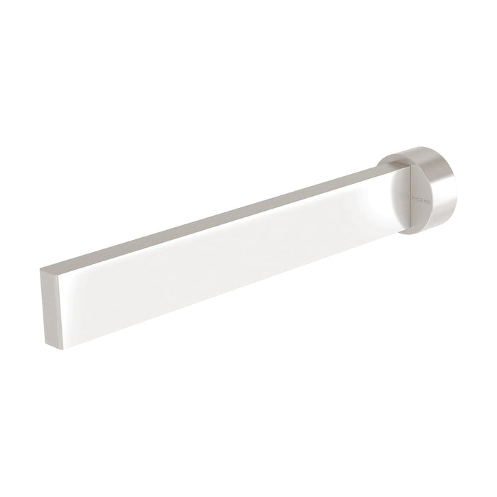 Phoenix Lexi MKII Wall Basin Spout 200mm - Ideal Bathroom Centre123-7610-40Brushed Nickel