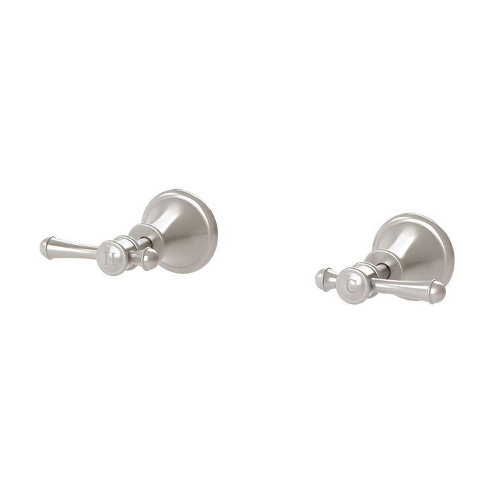 Phoenix Nostalgia Lever Wall Top Assemblies - Ideal Bathroom CentreNS060L -40Brushed Nickel