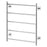 Phoenix Radii Towel Ladder 550 x 740mm Square Plate - Ideal Bathroom CentreRS870 CHRChrome