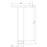 Phoenix Vivid Ceiling Arm 150mm - Ideal Bathroom CentreV546CHR