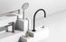 Phoenix Vivid Slimline Hob Sink Outlet 220mm Gooseneck - Ideal Bathroom CentreVS0720-40Brushed Nickel