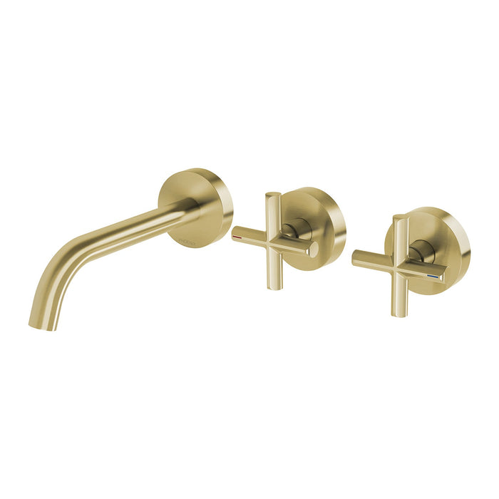 Phoenix Vivid Slimline Plus Wall Basin/ Bath Hostess Set 180mm - Ideal Bathroom Centre119-1125-12Brushed Gold