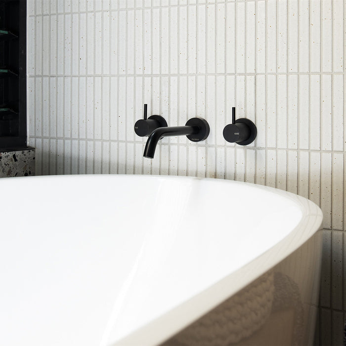 Phoenix Vivid Slimline Wall Basin/ Bath Outlet 180mm Curved - Ideal Bathroom CentreVS776-31Wall Bath Mixer SetCarbon Grey