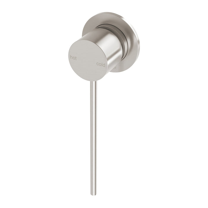 Phoenix Vivid Slimline Wall Mixer 60mm Backplate & Extended Lever - Ideal Bathroom Centre114-7801-40Brushed Nickel