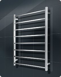 Radiant Square Bar Heated Towel Rails 8 Bar 800x1000mm- STR05 - Ideal Bathroom CentreSTR05