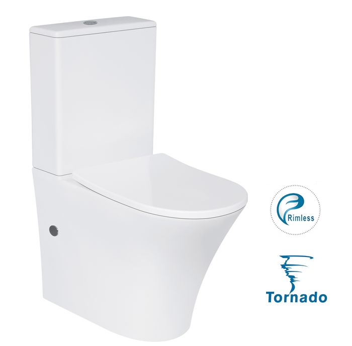Space Tornado Back To Wall Toilet Suite - Ideal Bathroom CentreISTSPKR & T System