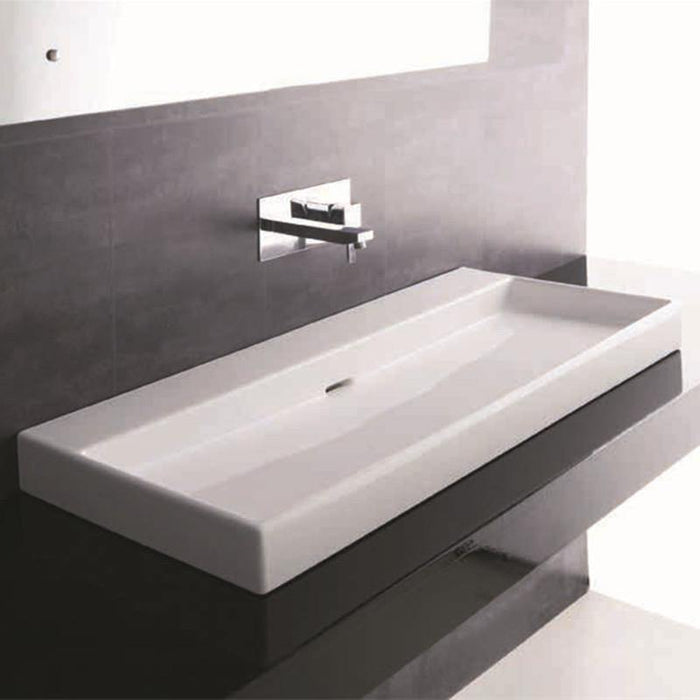 Studio Bagno Berlin Two 1010mm Basin - Ideal Bathroom CentreURB1000L/0Gloss WhiteGloss White