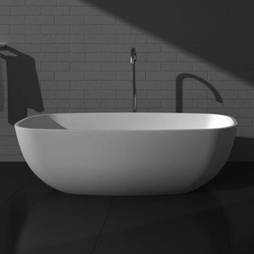 Studio Bagno Lago 1700mm Freestanding Bath - Ideal Bathroom CentreSB6580Semi Gloss White
