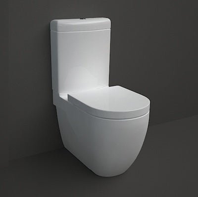 Studio Bagno Nicole Back To Wall Toilet Suite - Ideal Bathroom CentreNI001Gloss White