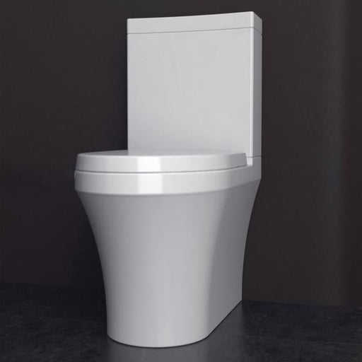 Studio Bagno Q Back To Wall Toilet Suite - Ideal Bathroom CentreQ001BIBottom Inlet
