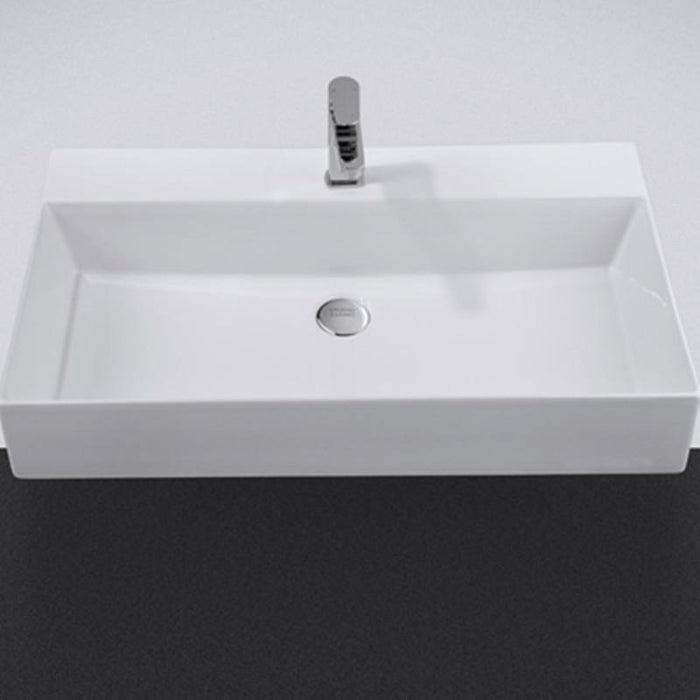 Studio Bagno Shard 750mm Basin - Ideal Bathroom CentreSHA75Gloss WhiteGloss White