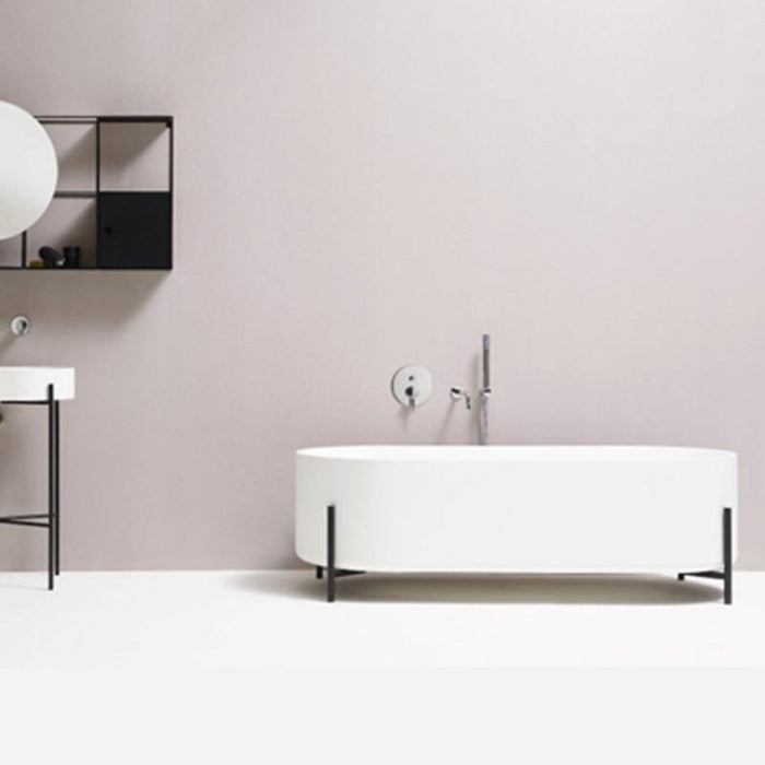 Studio Bagno Stand 1600mm Freestanding Bath - Ideal Bathroom CentreEXVASTANDMatte Black