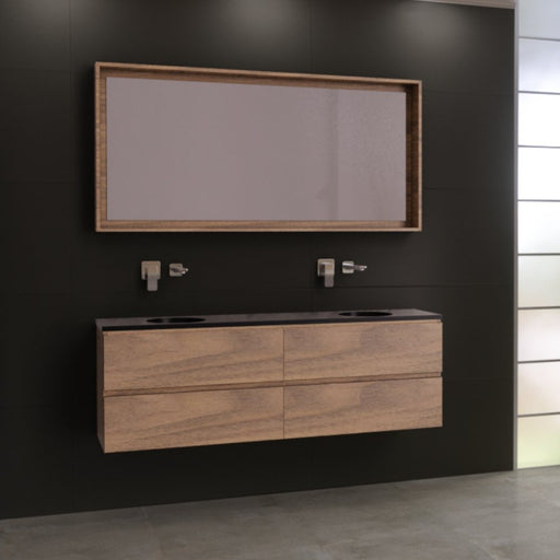 Timberline Billie 1500mm Vanity Double Bowl - Ideal Bathroom CentreBI152SWWall HungCeasarstoneAbove Counter Top