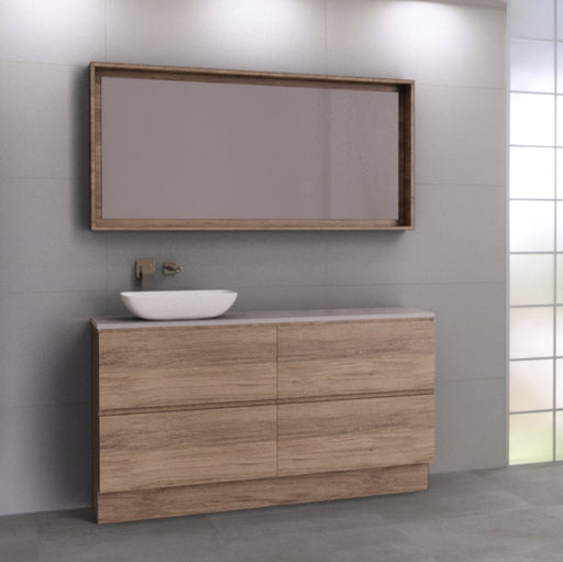 Timberline Billie 1500mm Vanity Single Bowl - Ideal Bathroom CentreBI151MFFreestanding On KickboardSilk SurfaceAbove Counter Top