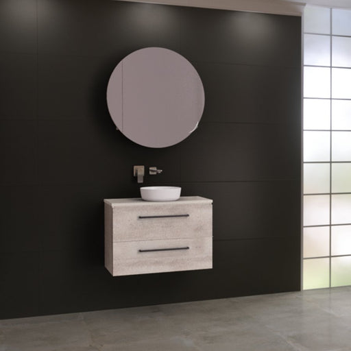 Timberline Billie 750mm Vanity - Ideal Bathroom CentreBI75MWWall HungSilk SurfaceAbove Counter Top