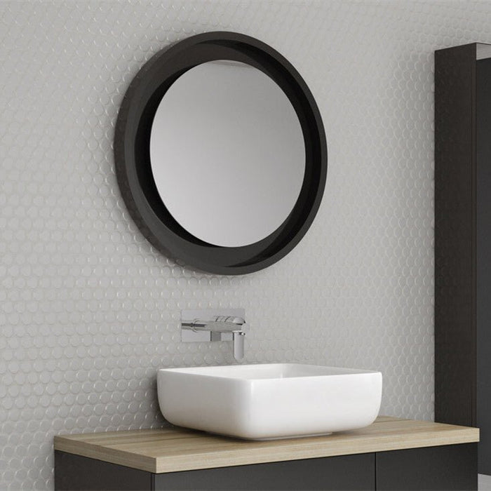 Timberline Broonkyn 600mm Round Mirror - Ideal Bathroom CentreSBR60