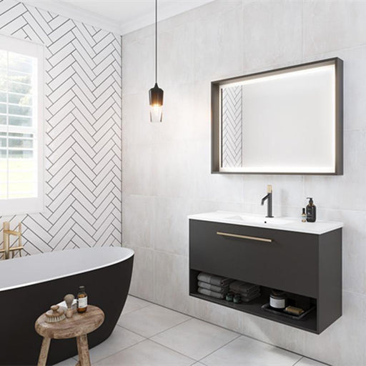 Timberline Karlie 1000mm Vanity - Ideal Bathroom CentreKA10UWWall HungUrban Ceramic Top