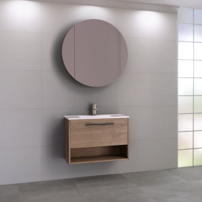 Timberline Karlie 800mm Vanity - Ideal Bathroom CentreKA80UWWall HungUrban Ceramic Top