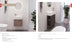 Timberline Lottie 480mm Small Space Vanity - Ideal Bathroom CentreLO48LFFreestanding On Kickboard