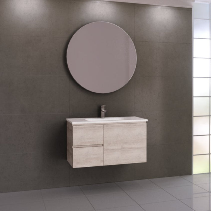 Timberline Nevada 900mm Vanity - Ideal Bathroom CentreN90HWWall HungHaven Matte Dolomite Top