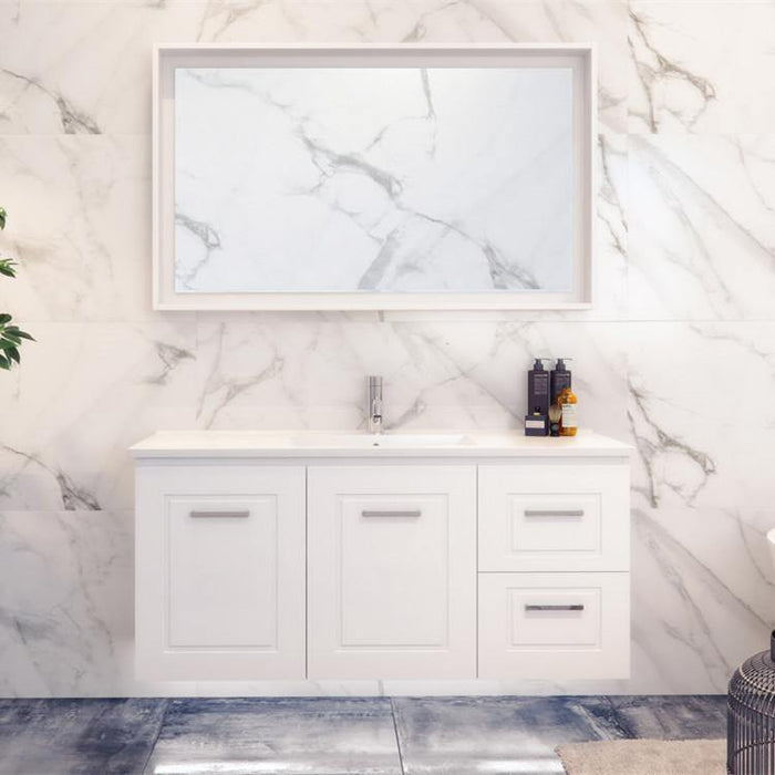 Timberline Nevada Classic 1200mm Vanity - Ideal Bathroom CentreNC12AWWall HungAlpha Ceramic Top
