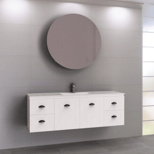Timberline Nevada Classic 1500mm Vanity Single Bowl - Ideal Bathroom CentreNC151RWWall HungRegal Acrylic Top