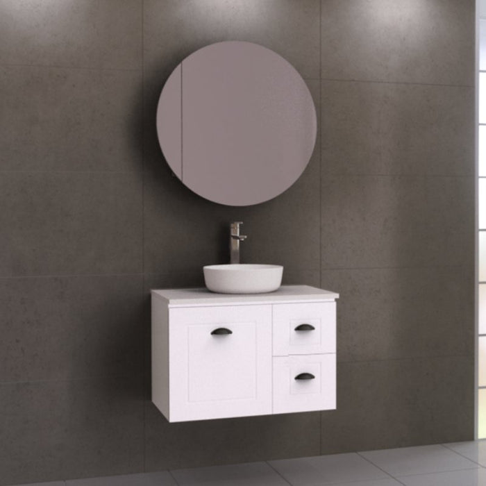 Timberline Nevada Classic 750mm Vanity - Ideal Bathroom CentreNC75MWWall HungStone Top