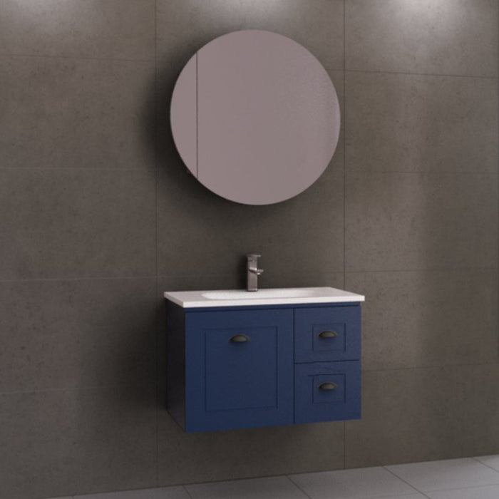 Timberline Nevada Classic 750mm Vanity - Ideal Bathroom CentreNC75HWWall HungHaven Matte Dolomite Top