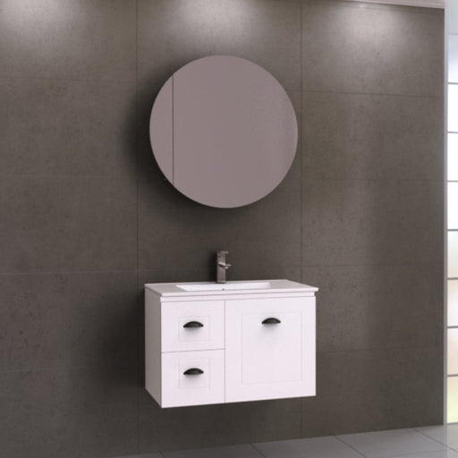 Timberline Nevada Classic 750mm Vanity - Ideal Bathroom CentreNC75AWWall HungAlpha Ceramic Top