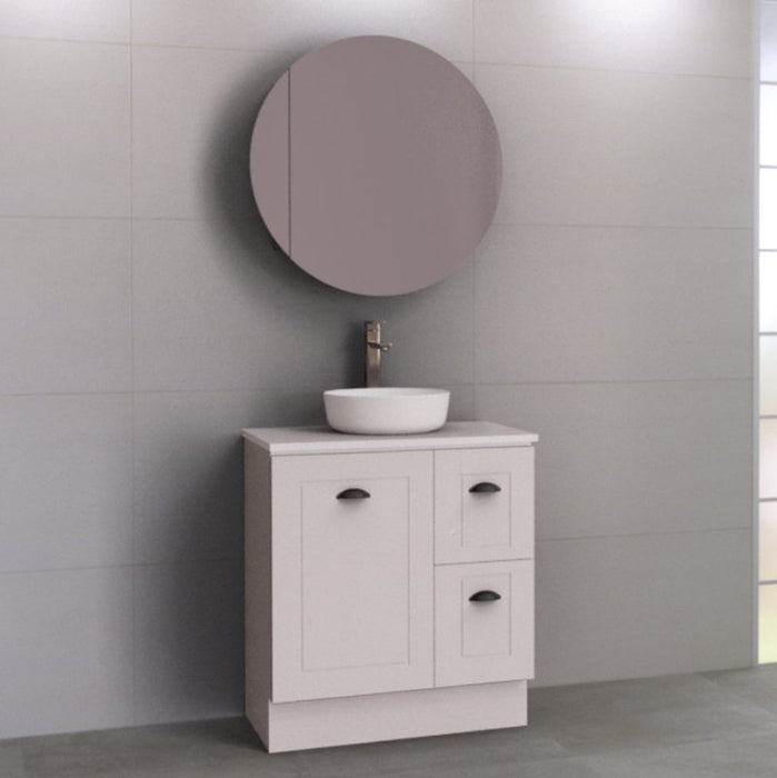 Timberline Nevada Classic 750mm Vanity - Ideal Bathroom CentreNC75MFFreestanding On KickboardStone Top