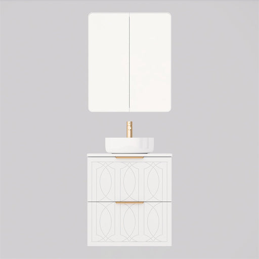 Timberline Southerland House 600mm Vanity - Ideal Bathroom CentreSHC-V-600-C-SSA-WRegencyWall HungSliksurface