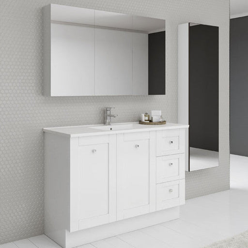 Timberline Victoria 1200mm Freestanding Vanity with Ceramic Top - Ideal Bathroom CentreV12AF