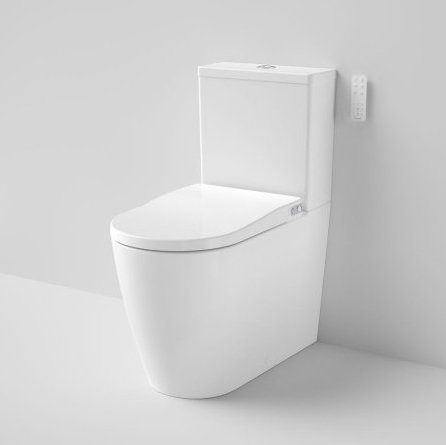 URBANE II BIDET CLEANFLUSH® WALL FACED CLOSE COUPLED TOILET SUITE (WITH GERMGARD®) 848710W / 848711W - Ideal Bathroom Centre848711WBack Entry